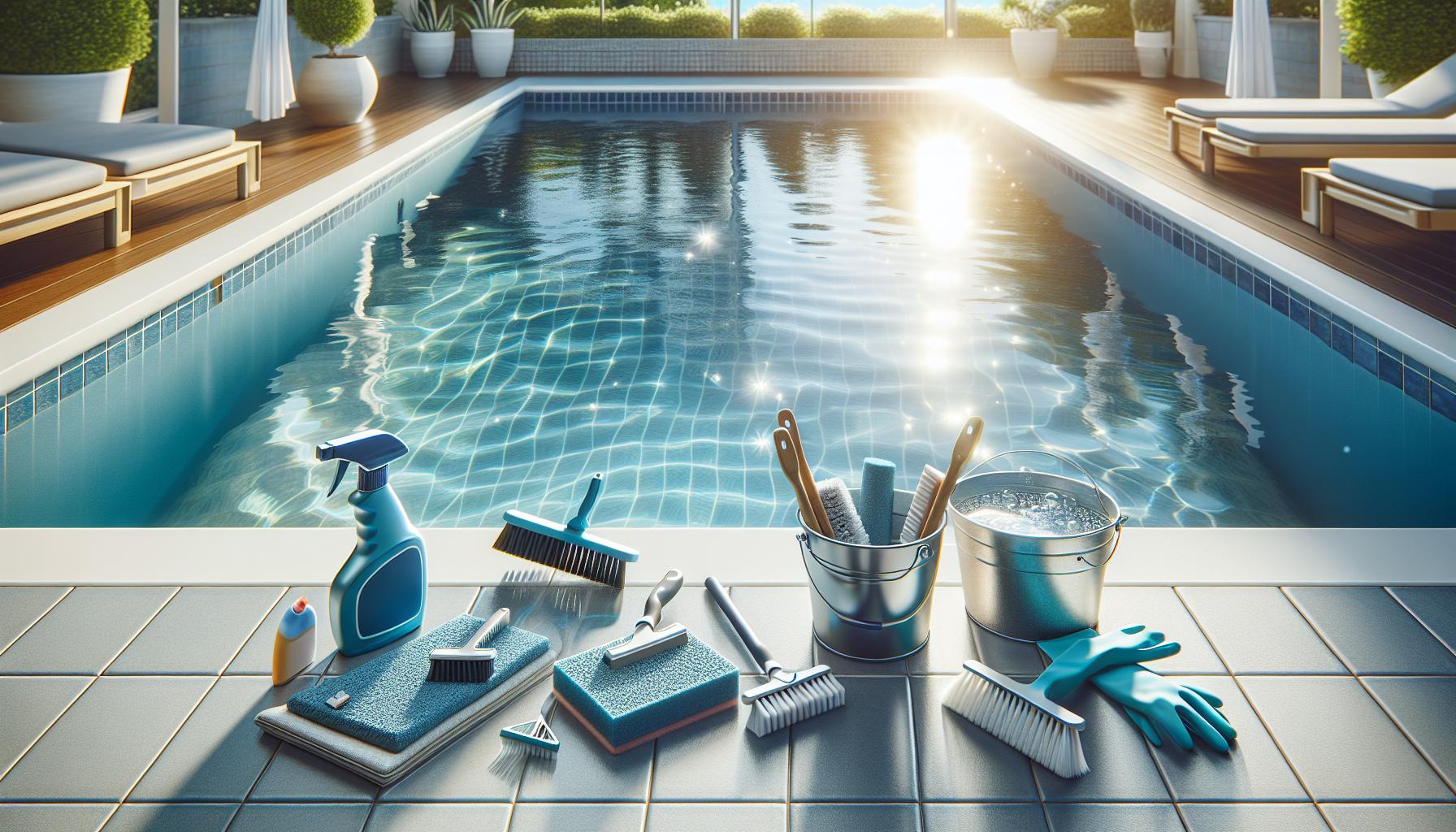 Essential Tools for Cleaning Pool Tiles Effectively