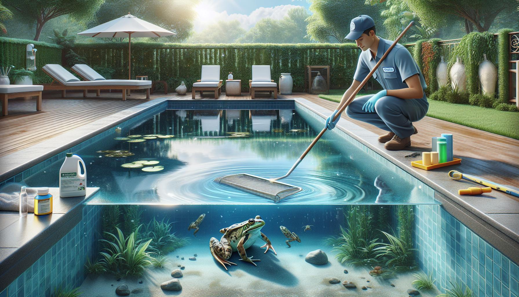Pool Maintenance Tips to Keep Frogs Away